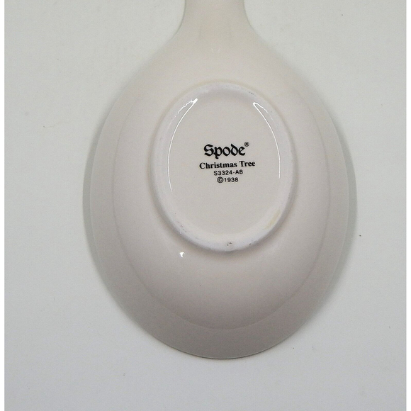 Spode Christmas Tree Porcelain Spoon Rest S3324-A8 - Picture 11 of 12